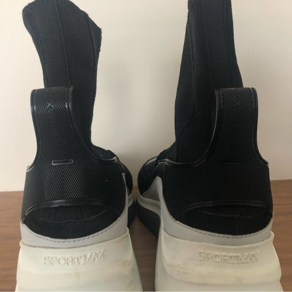 Sportmax by Max Mara sock sneakers black size 9 - Picture 9 of 16